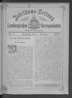 Aus dem ersten Decennium. Von Staats-Sachen.