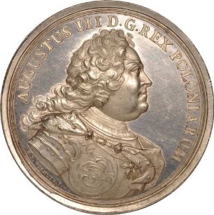 Kurfürst Friedrich August II. - auf das Weiße Adlerorden Schießen anlässlich seines Namenstages am 3. August