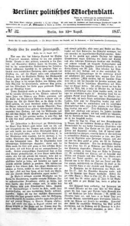 No 32, 12. August 1837