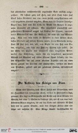 Die Residenz des Königs von Siam