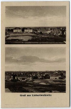 Gruß aus Liebertwolkwitz : Liebertwolkwitz, Bezirk Leipzig ; Siedlung
