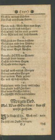 104. Morgen-Lied