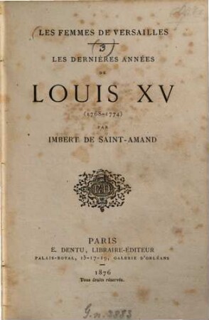 Les femmes de Versailles, 3,1