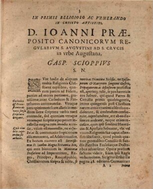 Gasp. Sciopii scorpiacum, hoc est: novum ac praesens adversus protestantium haereses remedium ab ipsismet protestantibus scorpionibus petitum : quo adversus ... Iacobum Magnae Britanniae regem ... demonstratur, ecclesiae Romanae fidem omnibus saeculis inde ab apostolorum aetate in universo mundo annunciatum fuisse ...