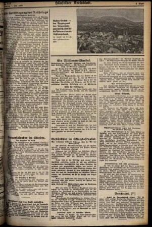 Zweite Ausgabe vom Dienstag, den 01. Oktober 1929.