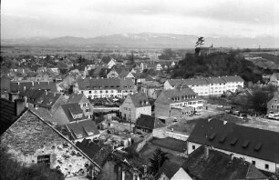 Breisach: Blick auf die Stadt vom Münsterplatz aus