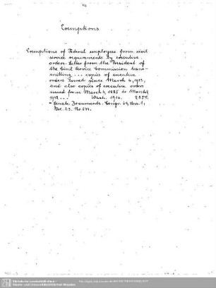 Exemptions