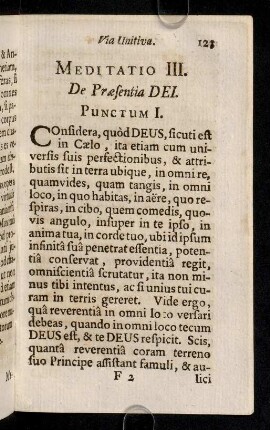 123-129, Meditatio III