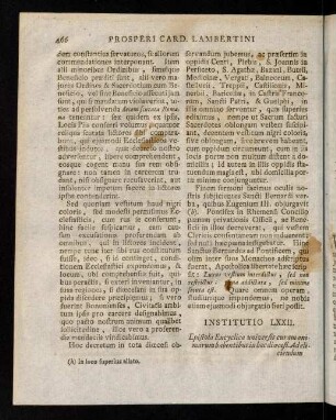 466-493, Institutio LXXII. - LXXV.