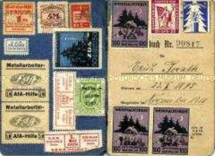Mitgliedsbuch des Zentralverbandes für Handlungsgehilfen von Erich Gerath