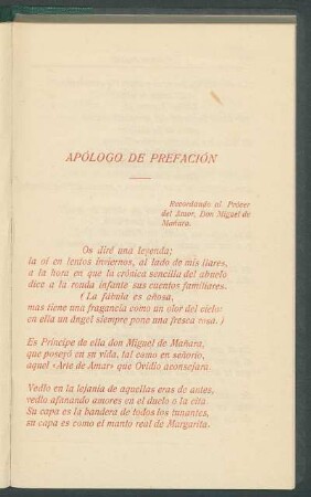 Apólogo de prefación