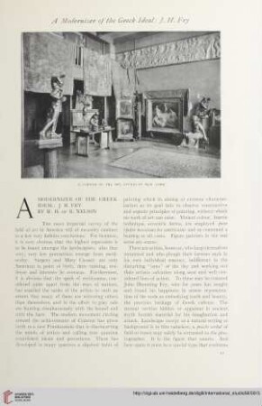 A modernizer of the greek ideal: J. H. Fry
