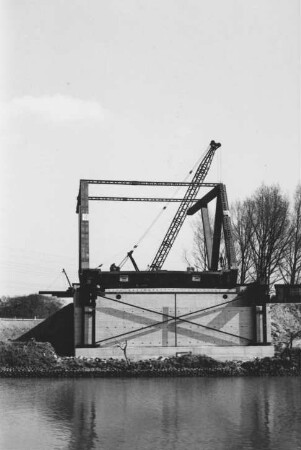 Bau Straßenbrücke Datteln - Olfen/Wesel-Datteln-Kanal