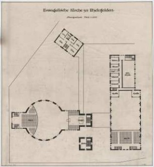 Billing, Hermann; Rheinfelden (Baden-Württemberg); Ev. Kirche - Grundriss OG