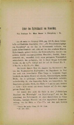 Ueber den Hydrohämatit von Neuenbürg
