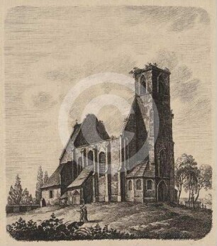 Ansicht der Nikolaikirche in Breslau