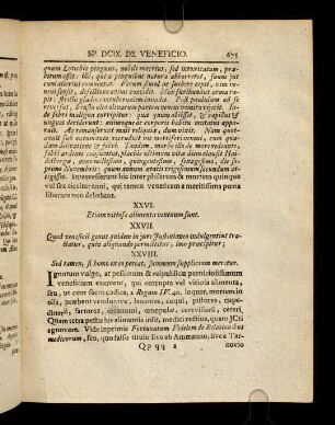 675-678, XXVI - XXVIII; Corollarium