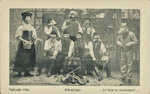 Fastnacht 1906 - D'Krachauer - Ein Prosit der Gemütlichkeit!