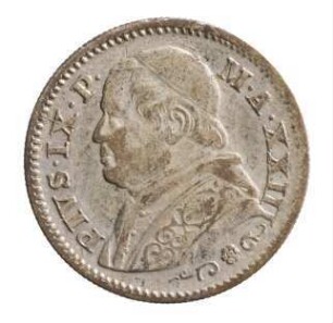 Münze, 10 Soldi, 1868