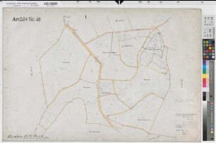 Hünsborn (Wenden), Separation Hünsborn, Urkarte II Flur 14