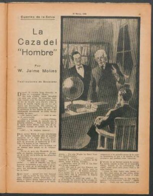 La caza del "hombre" : Cuentos de la Selva