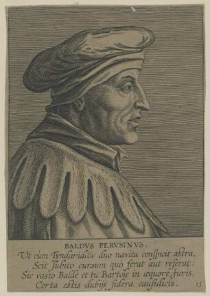 Bildnis des Petrus Baldus de Ubaldis