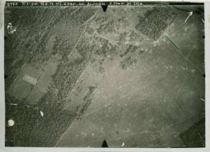 Foto des Geländes östlich von Bouresches (Luftbild)
