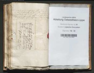 Grenze zw. dem Amt Varenholz und dem Stift Minden bzw. Amt Hausberg