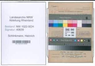 Entnazifizierung Heinrich Schlinkmann , geb. 12.03.1916 (Kaufmaennischer Angestellter)