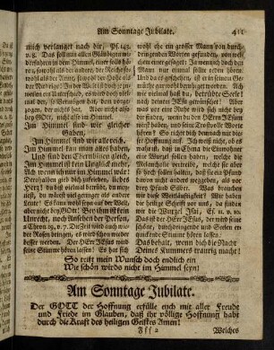 411-425, Am Sonntage Jubilate