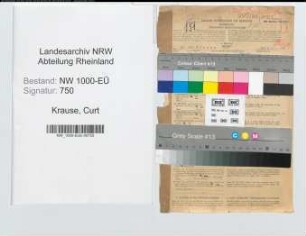 Entnazifizierung Curt Krause, geb. 15.03.1900 (Arzt)