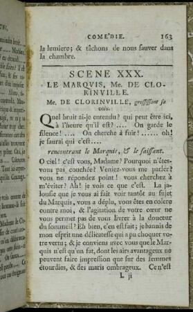 Scene XXX. Le Marqvis, Me. De Clorinville