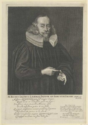 Bildnis des Iustus Iacob Leibniz
