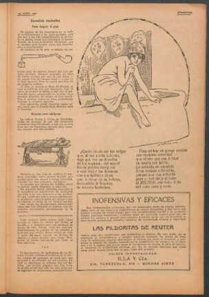 Inventos recientes : Para limpiar la pipa [y] Máquina para adelgazar