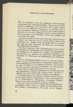 Schwärmer und Schwindler
