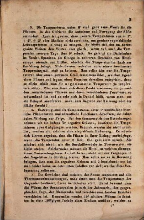 Ueber die Beschaffenheit des Einflusses, welchen die Warme auf die Pflanzen ausübt u. insbesondere über die Wirkung des Sonnenstrahlen : (Bibliothèque universelle de Genève. März. 1850.)