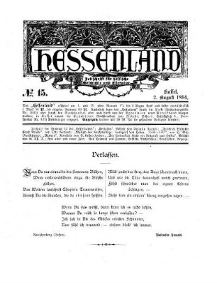 No. 15, 2. August 1894