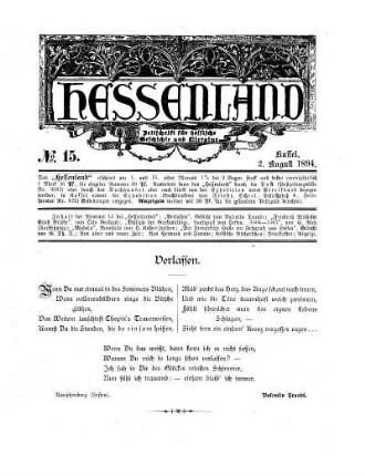 No. 15, 2. August 1894