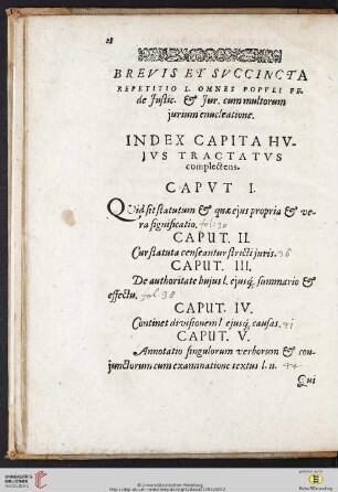 Brevis et svccincta