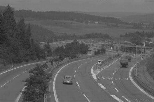 Rudolphstein: Autobahn Zonenübergang, von Autobahnbrücke