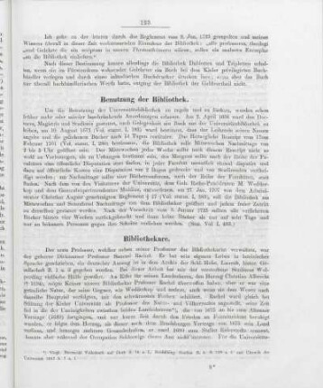 Benutzung der Bibliothek.