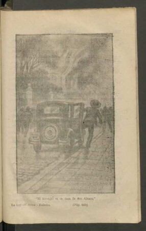 "El incendio es en casa de don Alvaro." - [Ilustración]