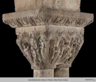 Kapitell mit Heiligen Drei Königen vor Herodes und Kindermord - N03FL03
