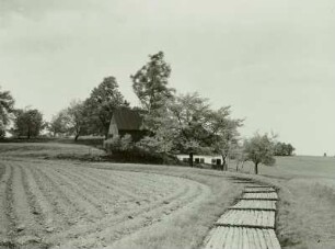 Kohlbach-Kunstgraben gegen Scheidehaus von Unterhaus Sachsen (auch Huthaus Silberschnur), südöstlich Brand-Erbisdorf