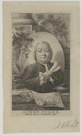 Bildnis des Simon Fokke