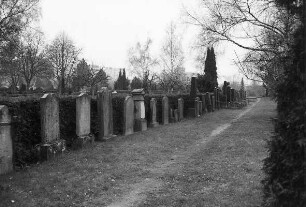 Sachgesamtheit Jüdischer Friedhof; Gießen, Hinter dem Hopfengarten