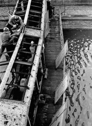 Reparatur Schiebetor kleine Schleuse Hünxe/Wesel-Datteln-Kanal