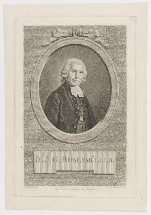 Bildnis des D. J. G. Rosenmüller