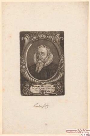 Thomas Fuchs, Diakon an der Frauenkirche; geb. 1524; gest. 1618