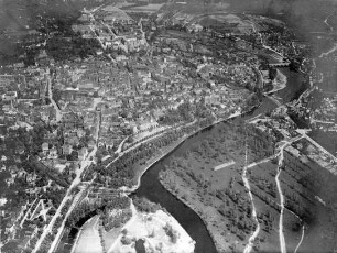 Jena, Saale und Camsdorfer Brücke
